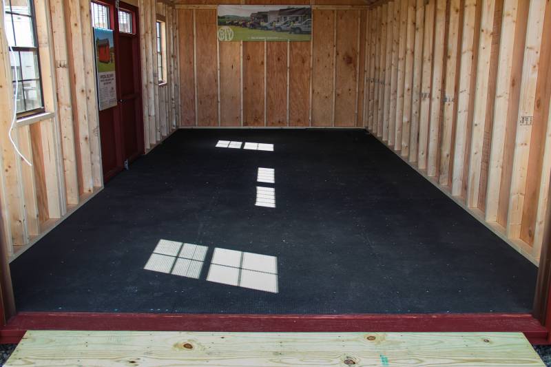 Poly Armor Floor System in a Single Bay Garage