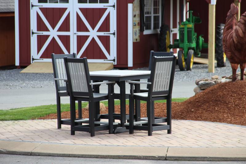 Square pub table