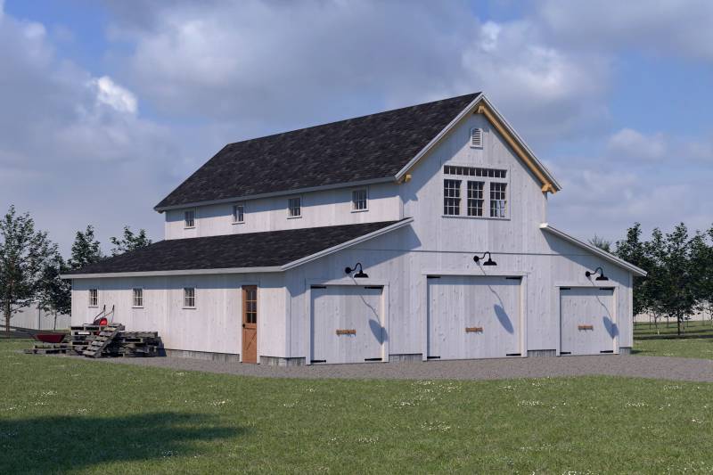 42' x 48' Pinedale Monitor Barn Kit