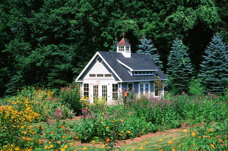 14' x 24' Grand Victorian Cape English Garden Shed (Morris CT)