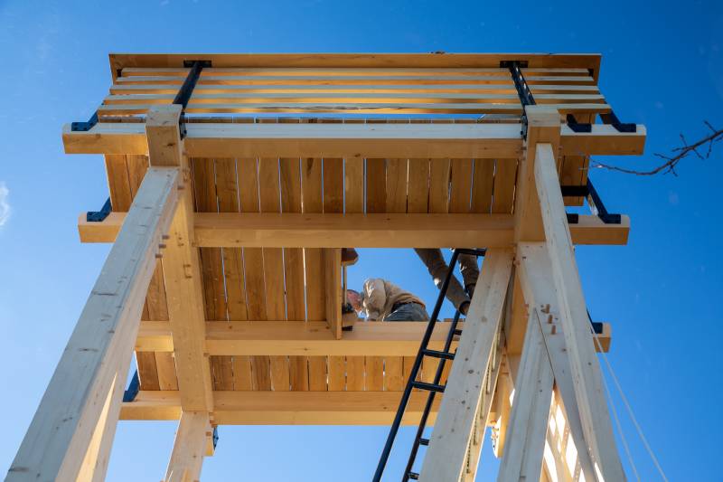 9' x 10' Viewing Platform from Below