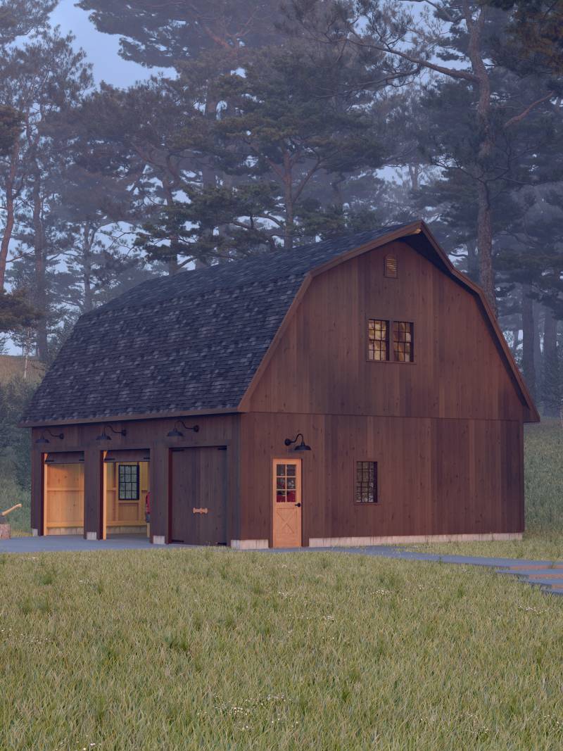 Pioneer Gambrel Barn