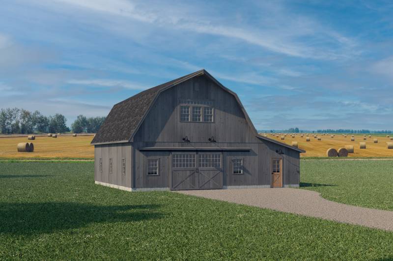 42' x 36' Westland Gambrel Barn