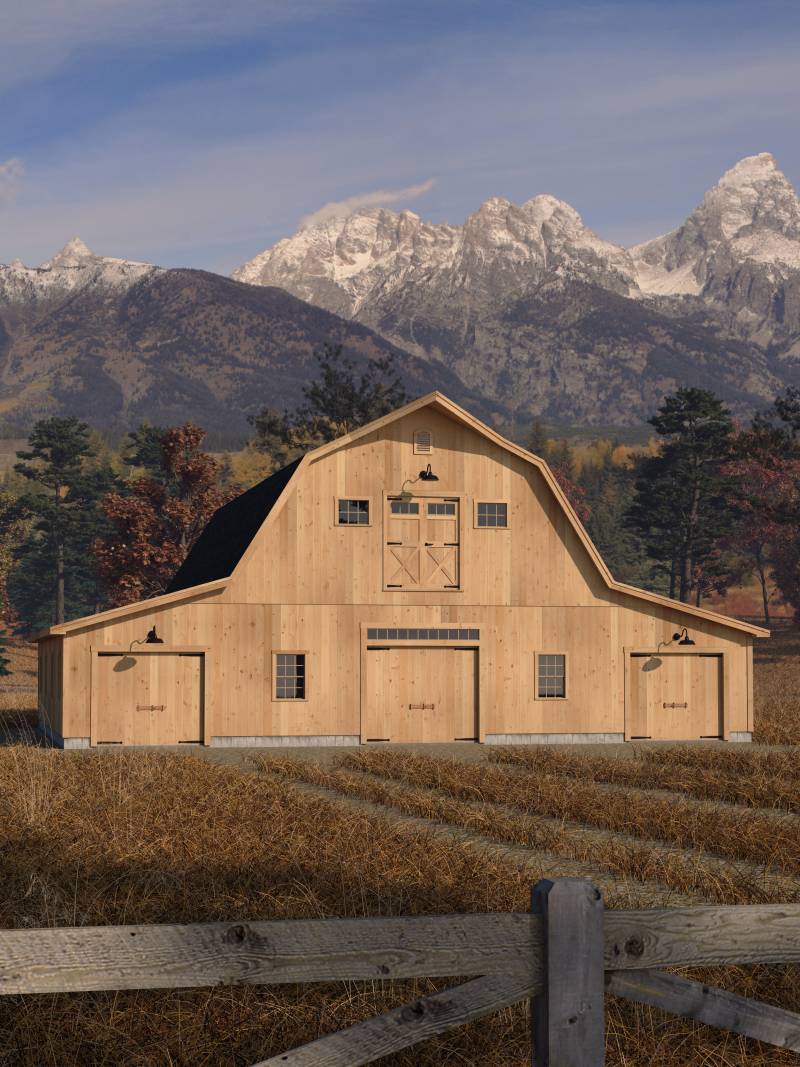 Homestead Gambrel Barn