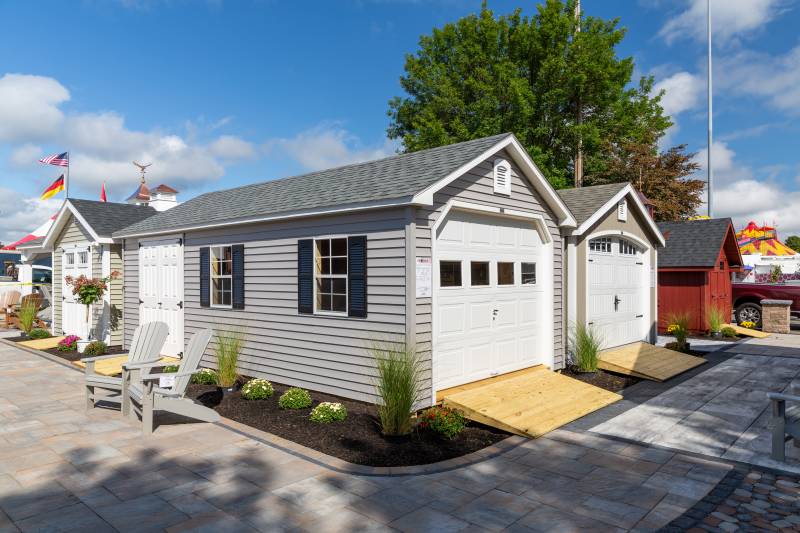 12' x 24' Traditional Cape Garage