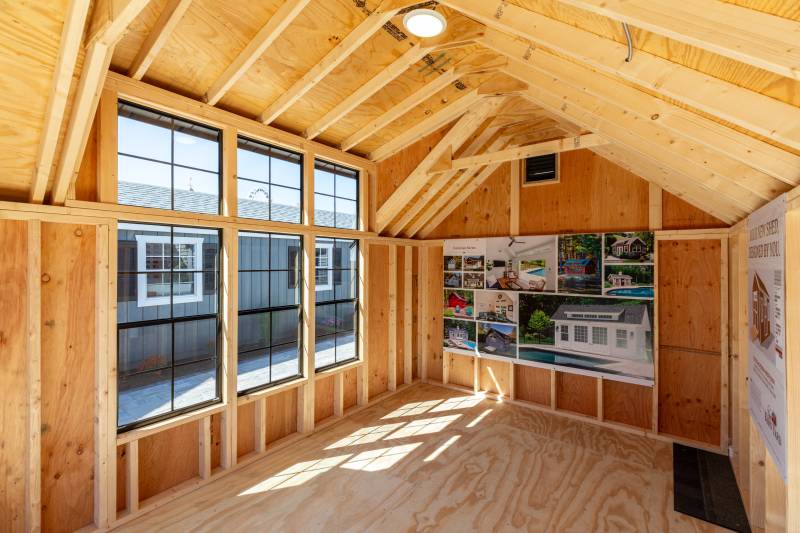 Inside the 10' x 14' Victorian Cottage with Modern Dormer