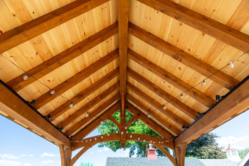 12' x 18' Teton Timber Frame Pavilion