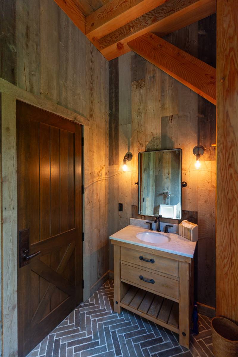 Bathroom in the Party Barn