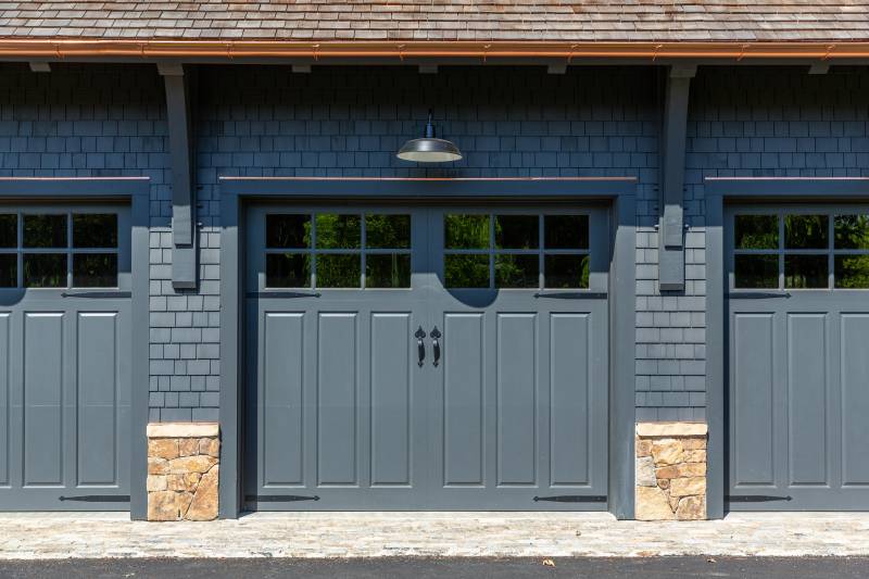 Handmade 10' x 8' Spanish Cedar Overhead Doors