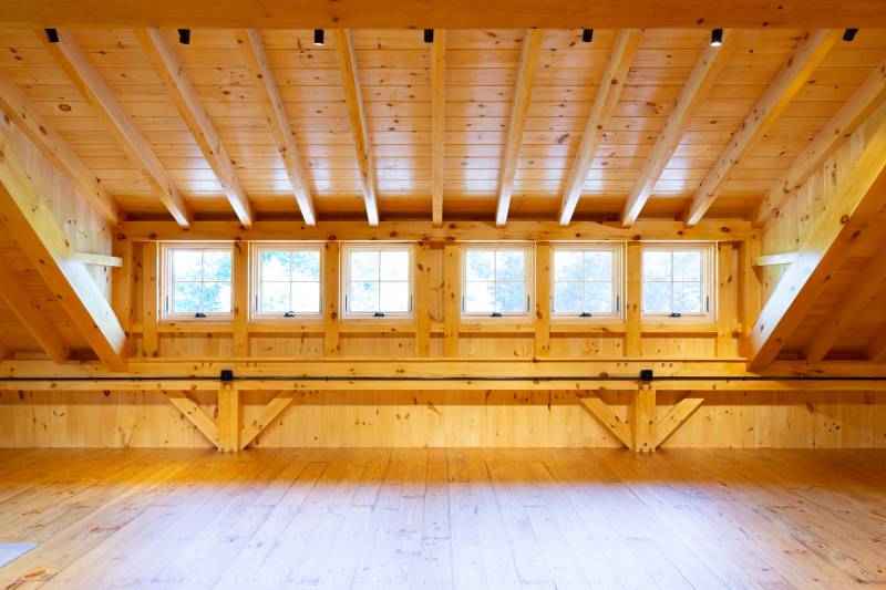 Inside the Transom Dormer