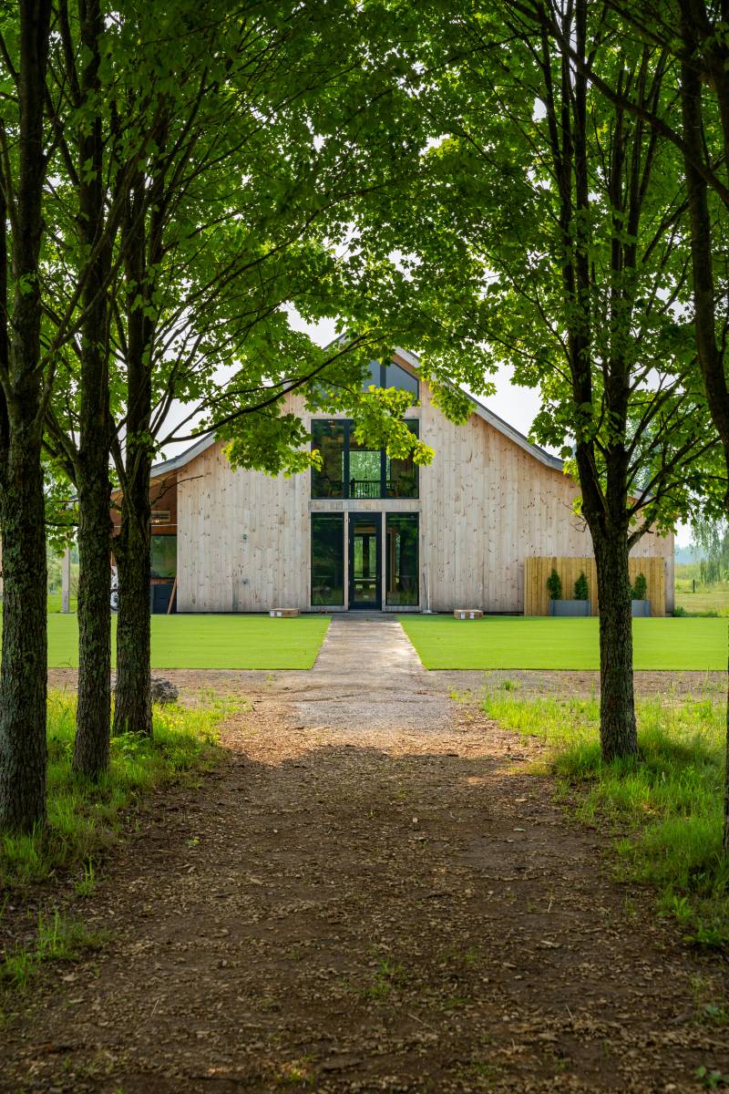 A Path to The Back of the Barn