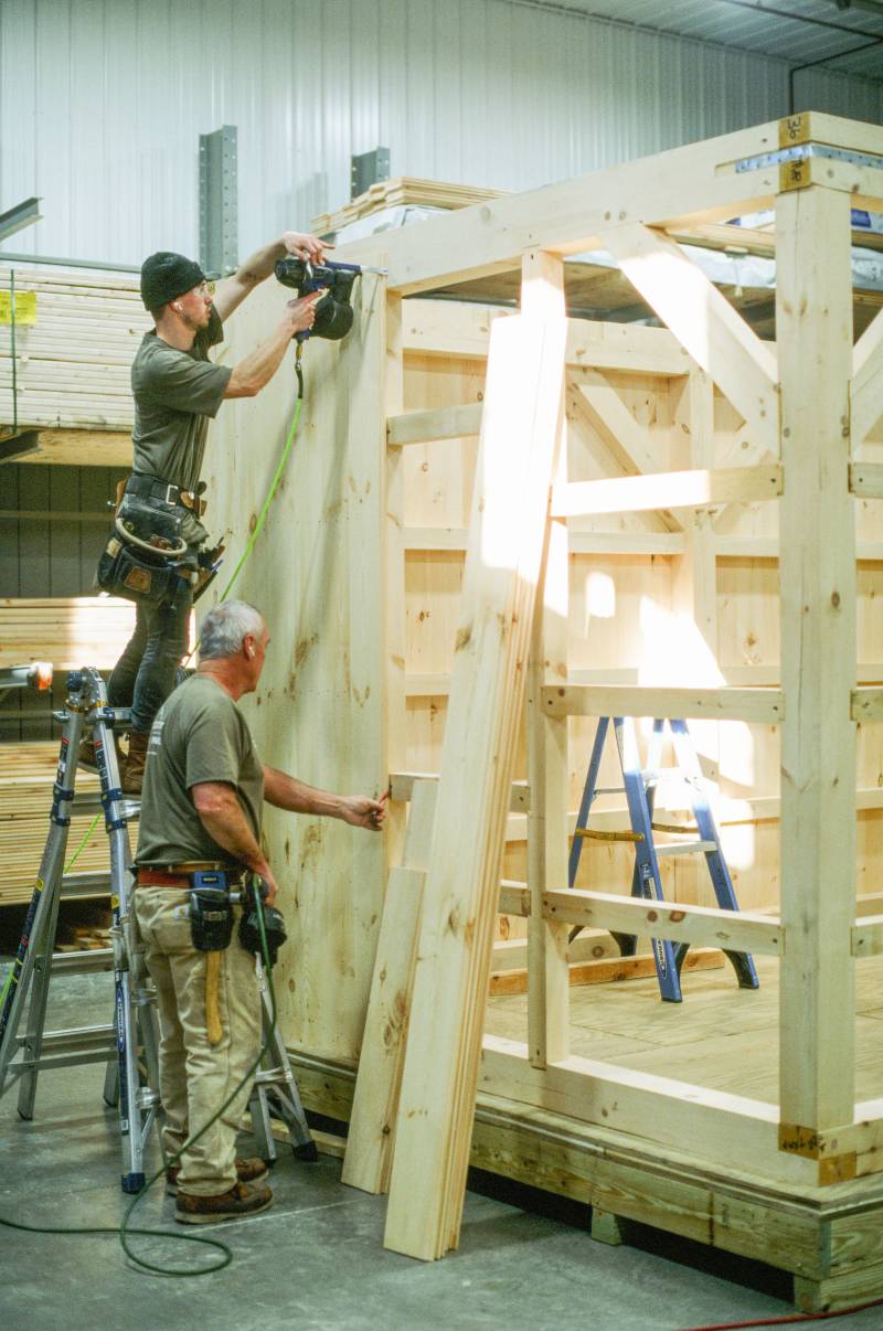 Installing Interior Siding • 1x10 Premium Kiln Dried Vertical Shiplap Pine