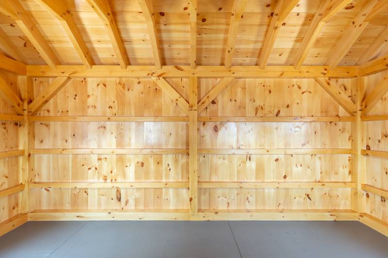 Eastern White Pine Frame • Vertical Shiplap Pine Siding