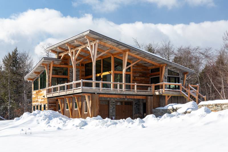 3,650 sq. ft. Custom Timber Frame Home, Vermont