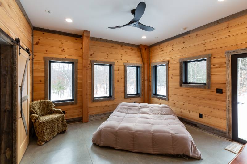 Bedroom • Andersen E-Series Windows • 1x8 Eastern White Pine Siding