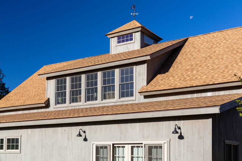 20' Functional Transom Dormer • Custom Timber Frame Cupola