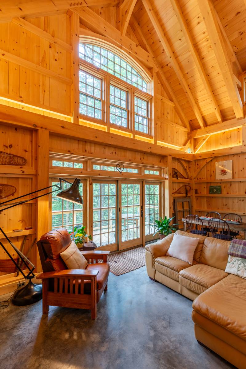 Cathedral Ceilings in Living Area