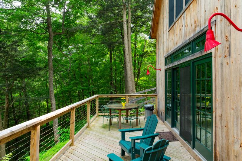 8' x 20' Pressure Treated Deck off Gable End