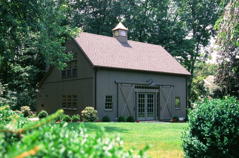 Authentic Timber Frame Barn • Enclosed Lean-to