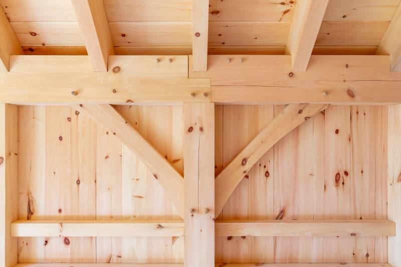 Authentic Mortise & Tenon Post & Beam Construction