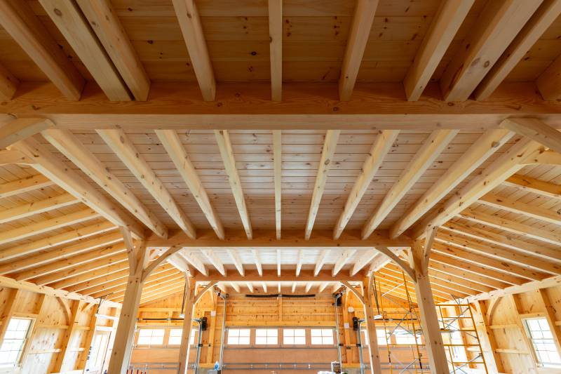 44' x 48' Riverton Monitor Barn • First Floor