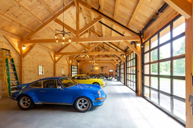 Plenty of Space for Work & Display • Custom Timber Frame