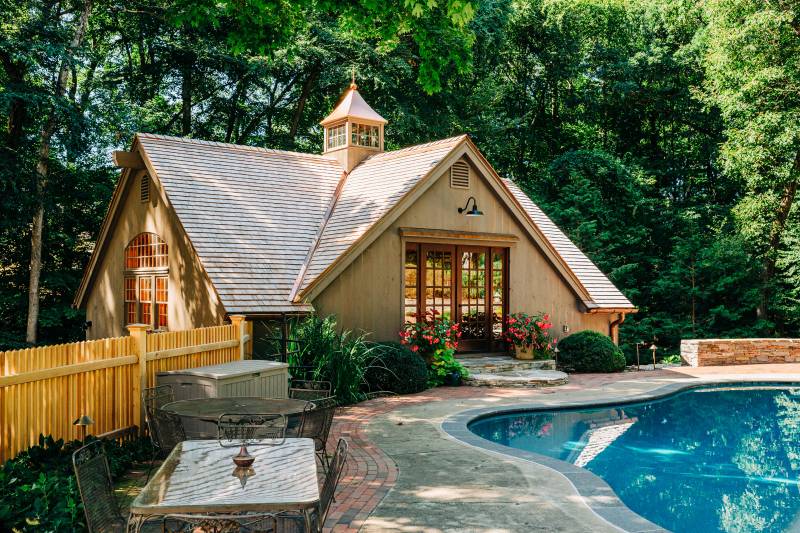 Reverse Gable Dormer • Copper Top Cupola