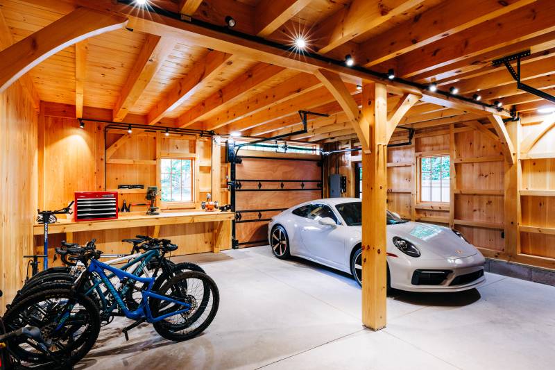 Timber Frame Workbench • Authentic Post & Beam Construction