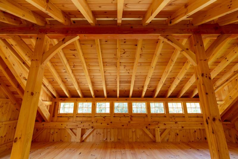 Authentic Timber Framing with Mortise & Tenon Joinery
