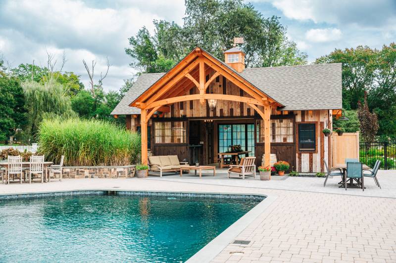 Relax By The Pool in Rustic Comfort