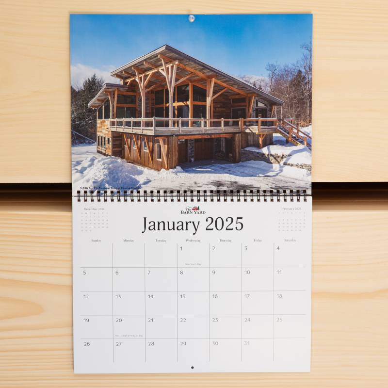 The Barn Yard 2025 Calendar • January