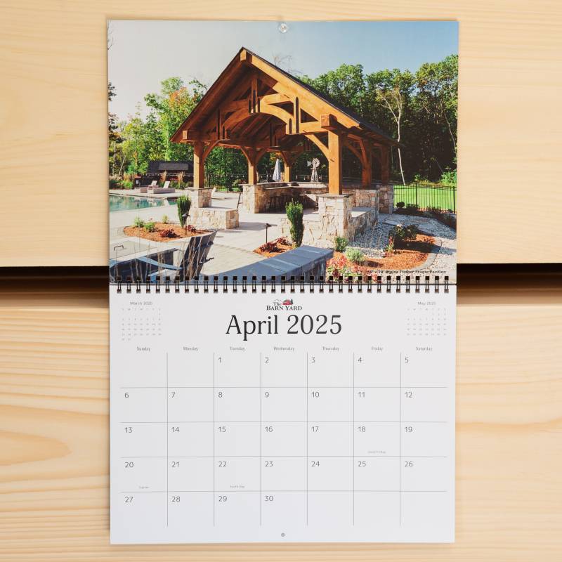 The Barn Yard 2025 Calendar • April