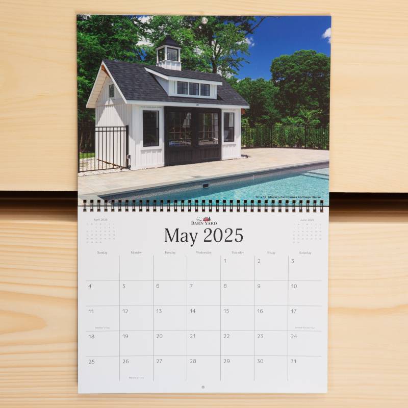 The Barn Yard 2025 Calendar • May