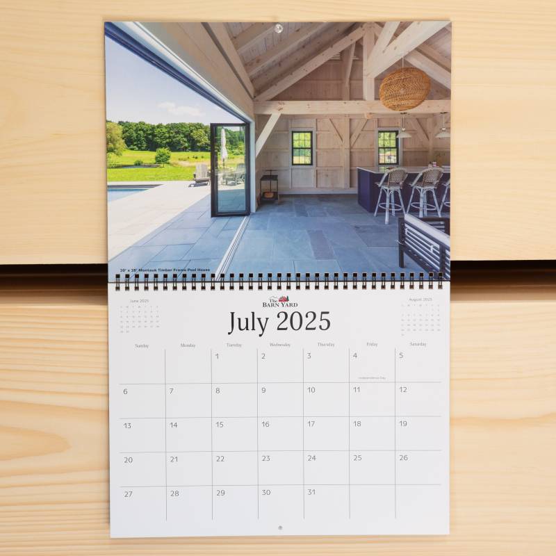 The Barn Yard 2025 Calendar • July