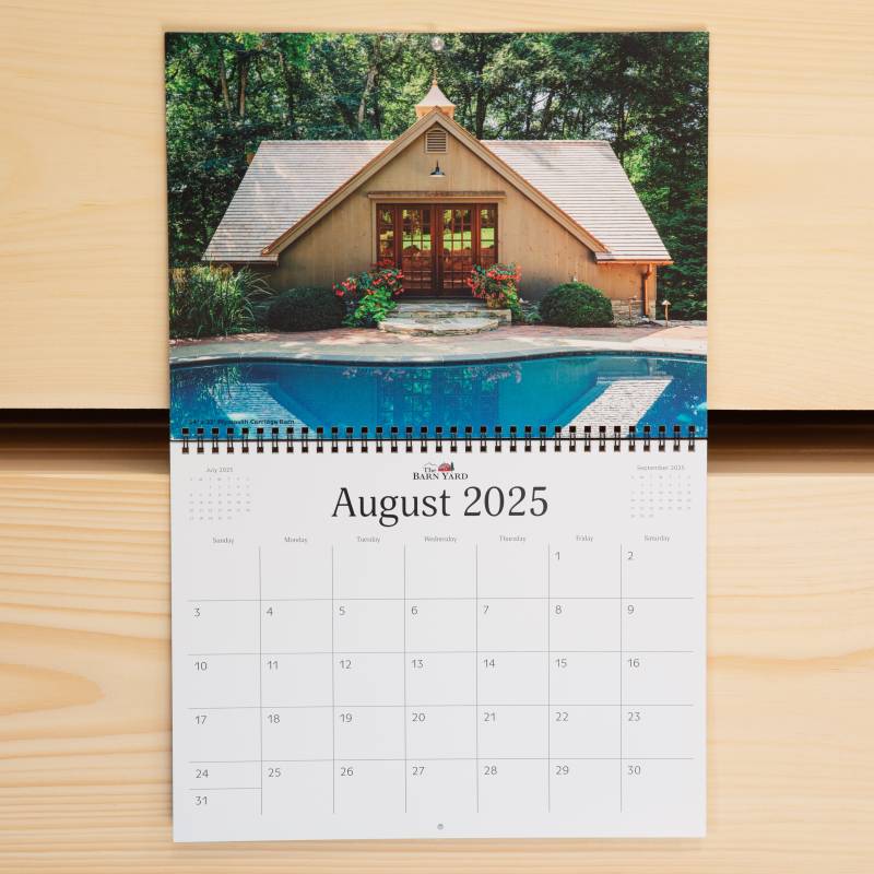 The Barn Yard 2025 Calendar • August