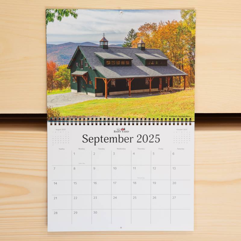 The Barn Yard 2025 Calendar • September