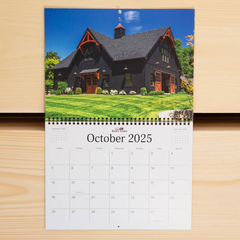 The Barn Yard 2025 Calendar • October