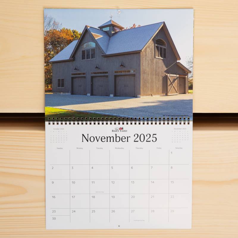 The Barn Yard 2025 Calendar • November