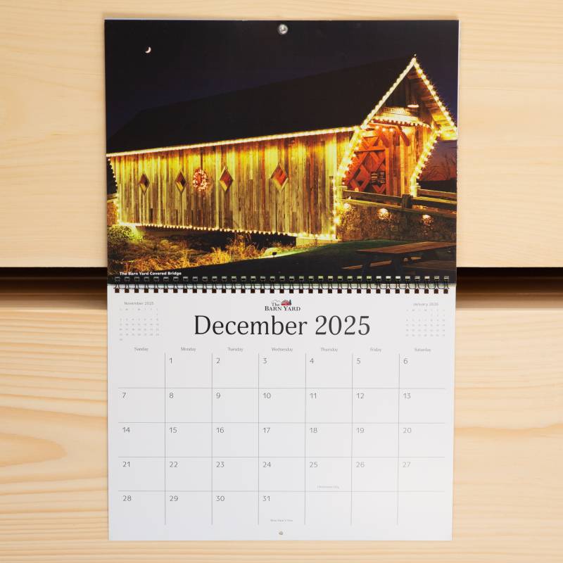 The Barn Yard 2025 Calendar • December