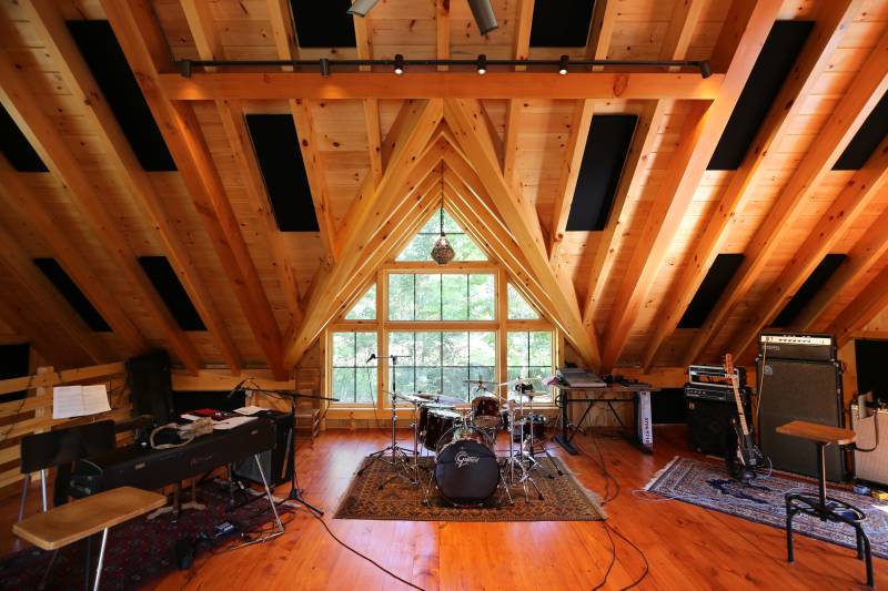 12' Reverse Gable Dormer • Andersen Windows • Keyboards, Drums, and Guitars