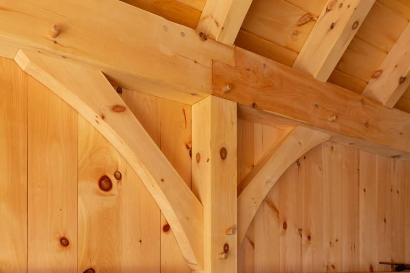 Authentic Mortise & Tenon Post & Beam Construction