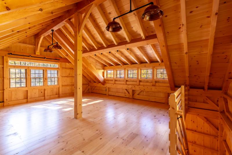 26' x 28' Plymouth Carriage Barn • Second Floor