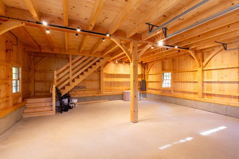 Timber Stairway to Second Floor • Traditional Joinery