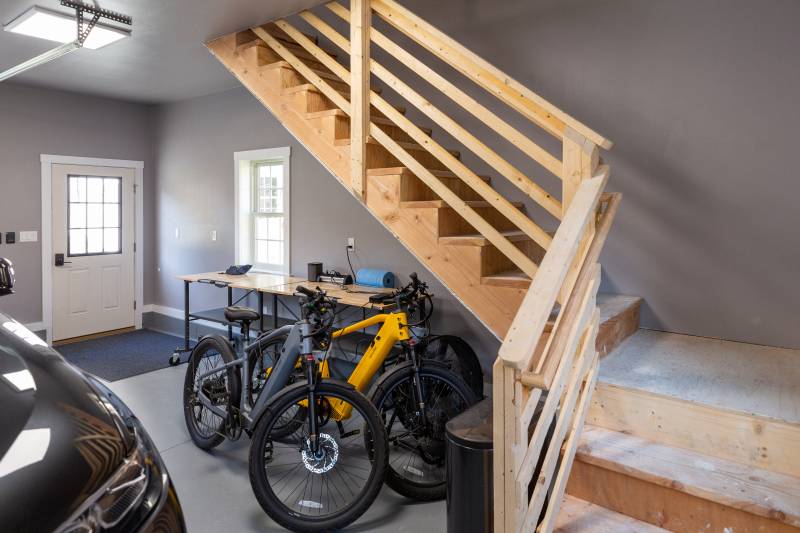 Entry Door on the Left • Stairway to Second Floor Loft