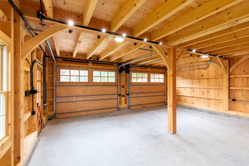 10' x 8' Spanish Cedar Overhead Doors