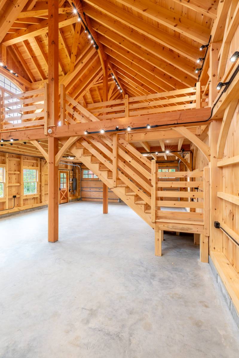 The Stairway to the Second Floor Loft