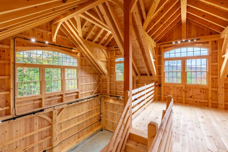 Bow Top Windows • Cathedral Ceilings • Partial Loft