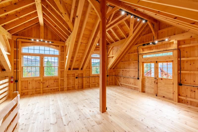 Impressive Timber Framing • Post & Beam Barn Construction