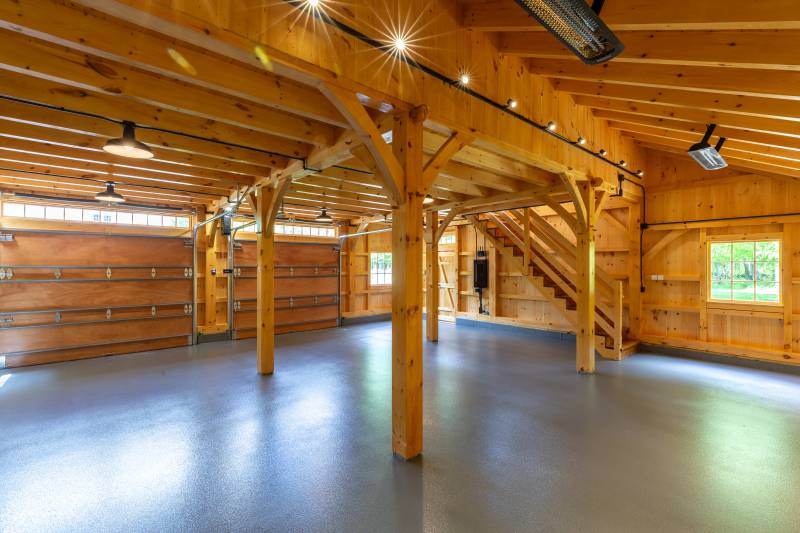 The View of the Barn’s Interior from the Lean-to