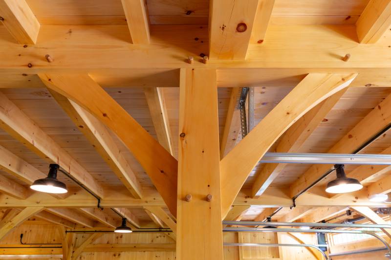Authentic Mortise & Tenon Post & Beam Construction